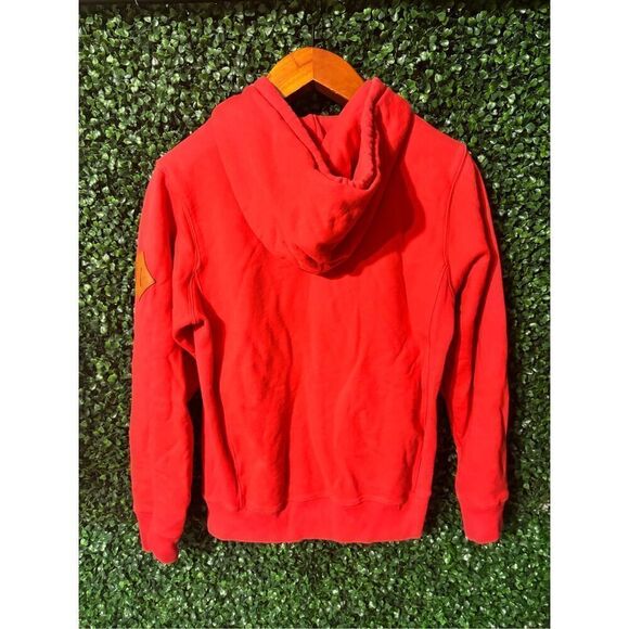 Undefeated Red Mens Hype Streetwear Zip Up Jacket Hoodie Sz Small - Picture 9 of 9